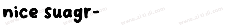 nice suagr字体转换